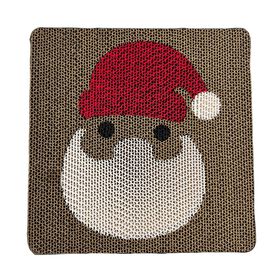 Grattoir carton Père Noël pour chats