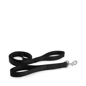 Black leash with two lenghts