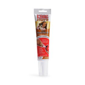 Peanut butter treat in a tube for dogs