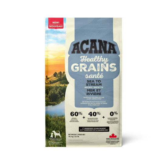 Nourriture sèche Grains santé recette mer et rivière pour chiens, 10,2 kg Image NaN
