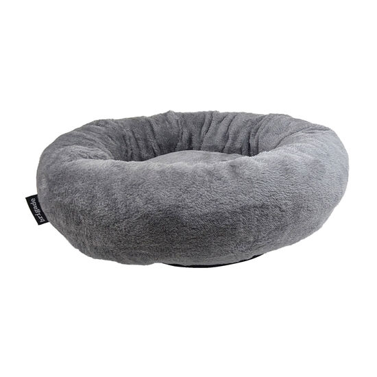 Lit rond en fourrure pour animaux Image NaN