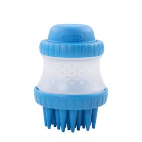 ScrubBuster Washing brush with built-in reservoir, blue