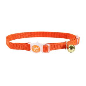 Collier Breakaway ajustable pour chats, Orange