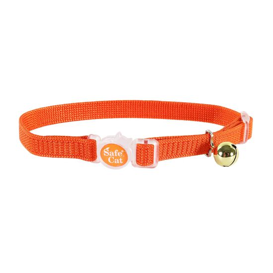 Collier Breakaway ajustable pour chats, Orange Image NaN