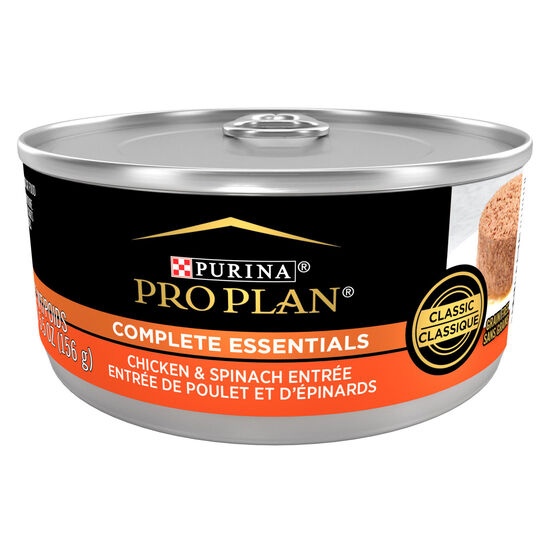 Complete Essentials Chicken & Spinach Entrée for Cats, 156 g Image NaN