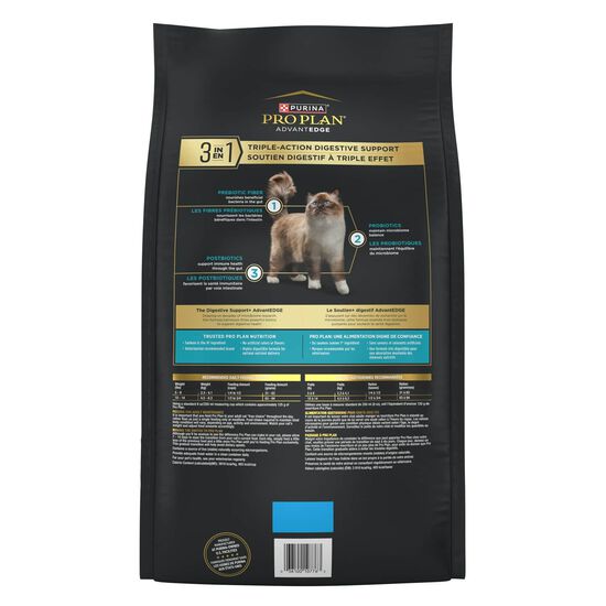 Nourriture s&egrave;che AdvantEDGE Soutien+ digestif au saumon et riz pour chats, 5,44 kg Image NaN