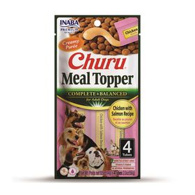 Garniture de repas Churu au poulet et saumon pour chiens