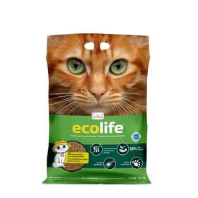 Natural plant-based clumping cat litter