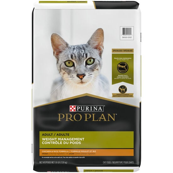 Specialized Weight Management Chicken & Rice Formula Dry Cat Food, 7.26 kg Image NaN