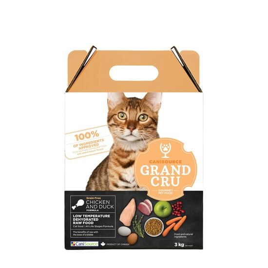Grain-Free Raw Dehydrated Chicken and Duck Cat Food Image NaN