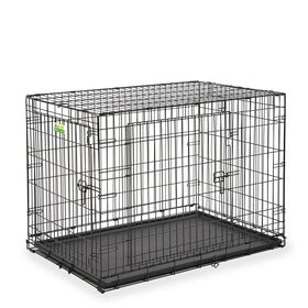 Cage pliante à deux portes pour chiens