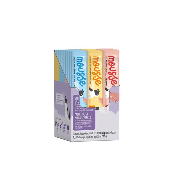 Mousse Lickable Treats for Cats, Assorted Multipack Image NaN