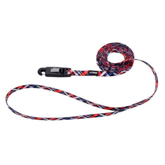 Red Plaid Dog Leash with E-Z Snap&reg; Image NaN