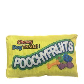 Dog Toy Fun Candy Poochy Fruits 7"