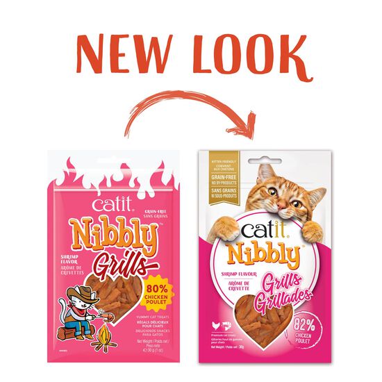 Nibbly Grills Cat Treats, Chicken & Shrimp Image NaN