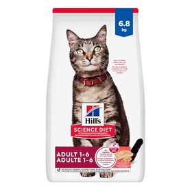 Nourriture s&egrave;che recette au saumon et au riz brun pour chats adultes, 6,8 kg