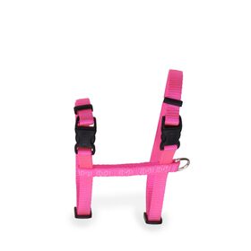 Pink adjustable cat harness