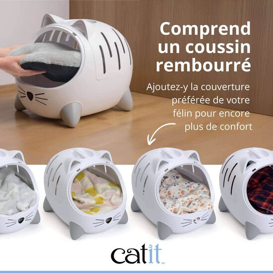 Lit et cage de transport 2 en 1 PIXI Moi pour chats Image NaN