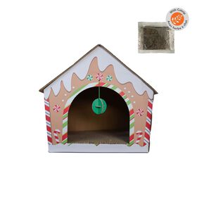 Gingerbread House Cat Scratcher