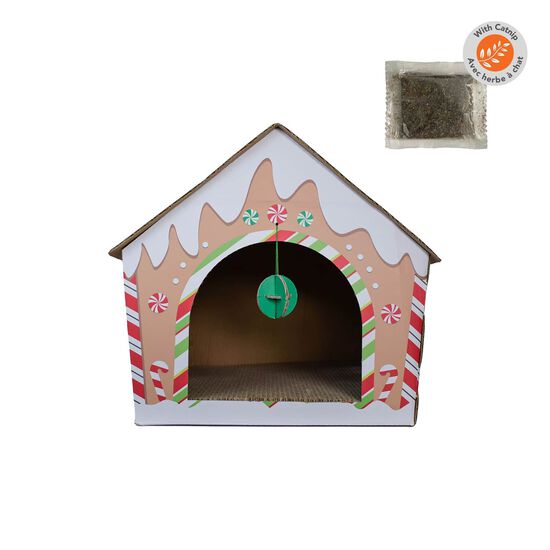 Gingerbread House Cat Scratcher Image NaN