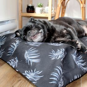 Housse pour coussin nuage, Black Palms