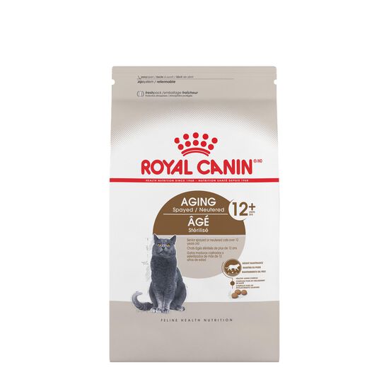 Feline Health Nutrition™ Aging Spayed or Neutered 12+ Dry Food Formula for Adult Cats, 3.2 kg Image NaN