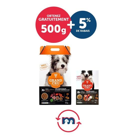 Forfait CaniSource Grand Cru Formule sans grains porc et agneau pour chien Image NaN