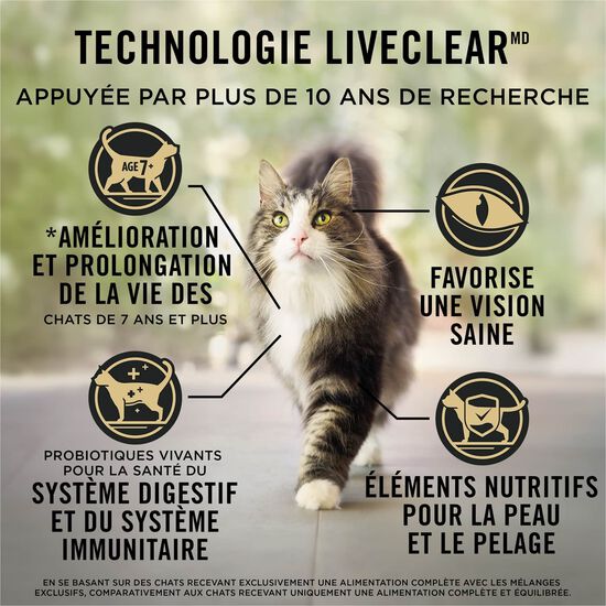 LiveClear Adult 7+ Prime Plus Chicken and Rice Formula Dry Food for Cats, 2.49 kg Image NaN