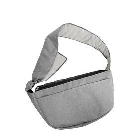 Dog sling carrier, grey