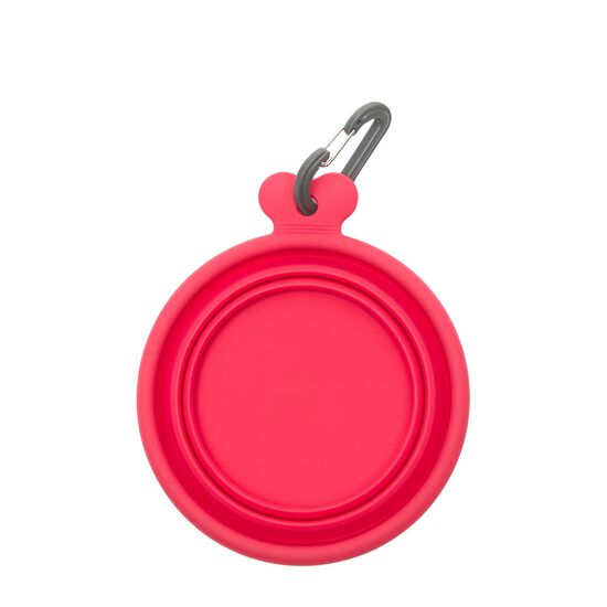 Silicone collapsible bowl, coral Image NaN