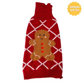 Gingerbread Sweater for Dogs