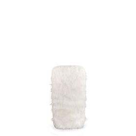Coussin de fourrure synthétique V-Furry pour meuble, 32,5 x 65 cm