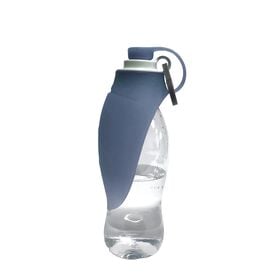 Bouteille d'eau portable en silicone pour animaux