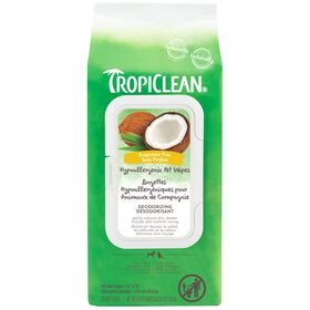Lingettes nettoyantes hypoallerg&eacute;niques pour animaux, 100 unit&eacute;s