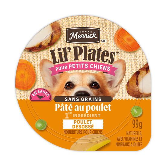 Nourriture humide Lil' Plates au poulet pour petits chiens Image NaN