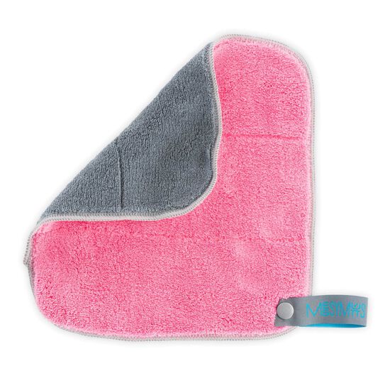 Mini-serviettes d'urgence double face en microfibre avec pince, assorties Image NaN