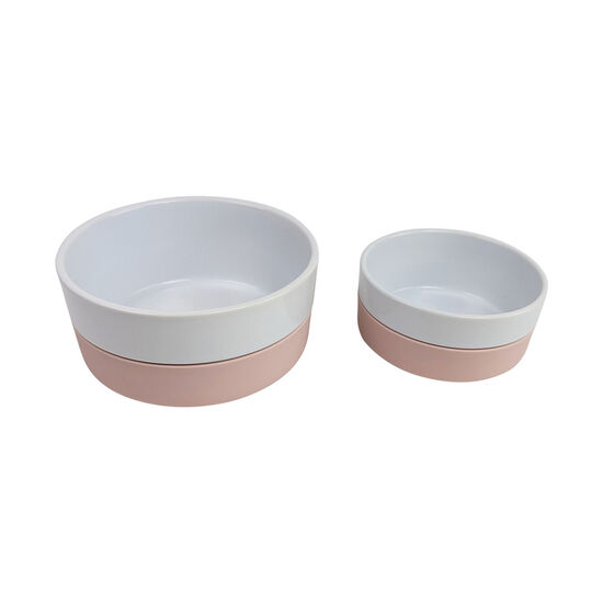 Bol en céramique et silicone, pêche Image NaN