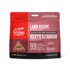 Gâteries lyophilisées recette à l'agneau pour chats, 35 g