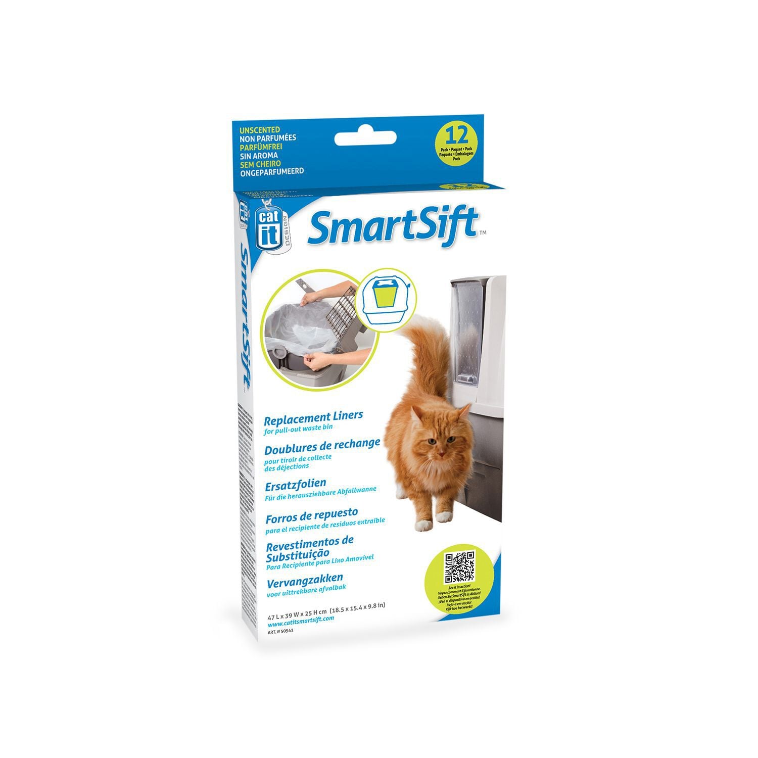 Sacs Poubelle Pour Litière Automatique Chat - 36 Sacs 60x45 Cm - Avec Cordon De Serrage - LALAHOME - 8
