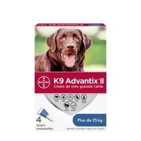 Topical flea, tick & mosquito protection for dog 25+ kg, 4 pack