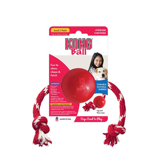 Ball with Rope Dog Toy Image NaN