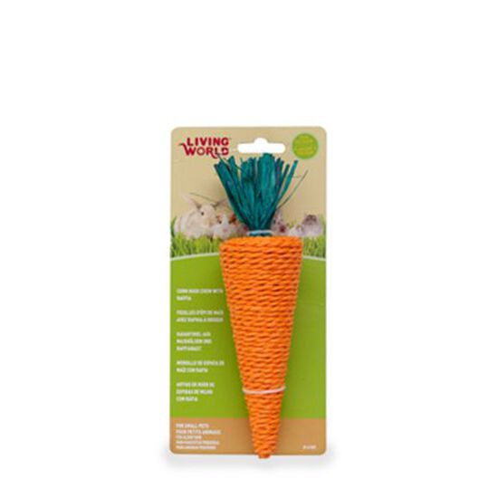 Carrot corn husk chew toy for rodents Image NaN