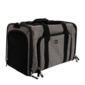 Explorer Soft Carrier Expandable Carry Bag, gray