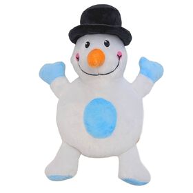 Snowman Squeaker Disc Toy for Dogs
