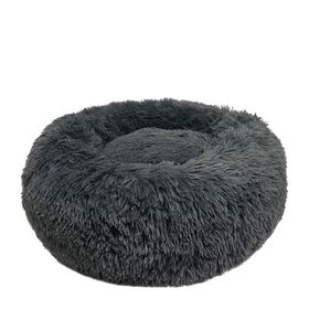 Luxurious Ultra Soft Pet Bed, dark grey