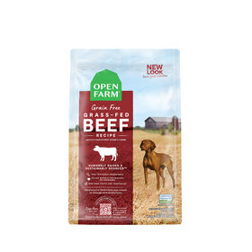 Nourriture sèche sans grains pour chiens au bœuf nourri à l'herbe, 9,97 kg