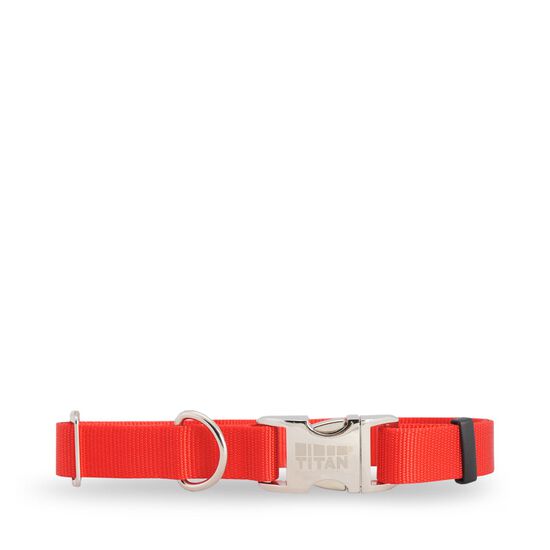 Red nylon collar Image NaN