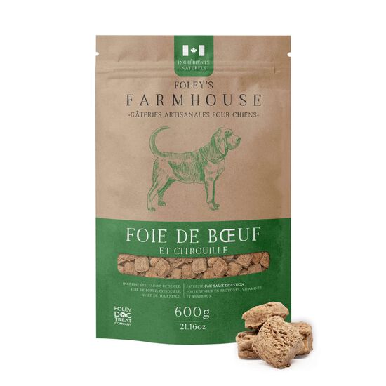 Farmhouse Beef Liver with Pumpkin Treats for Dogs, 600 g Image NaN