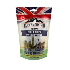 G&acirc;teries saveurs mondiales Fish & Chips britanniques pour chiens