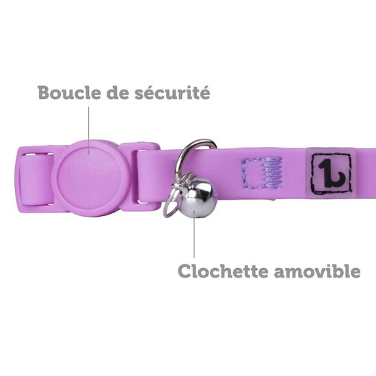 Silicone Collar for Cats, Orchid Image NaN